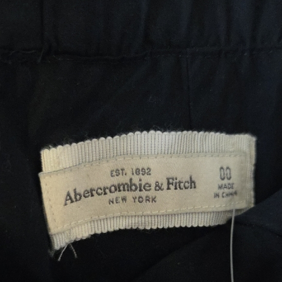 Adorable Vintage Abercrombie & Fitch Dark Plaid Strapless Mini Dress - Picture 9 of 9